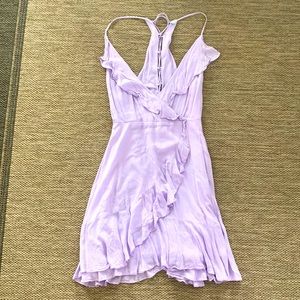 Lavender mini dress
